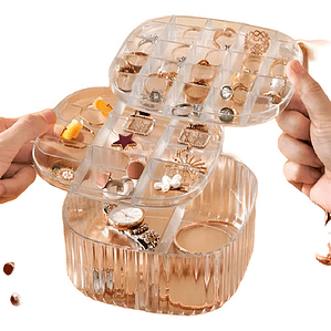 Joyero Acrílico Organizador De Joyas De 3 Niveles