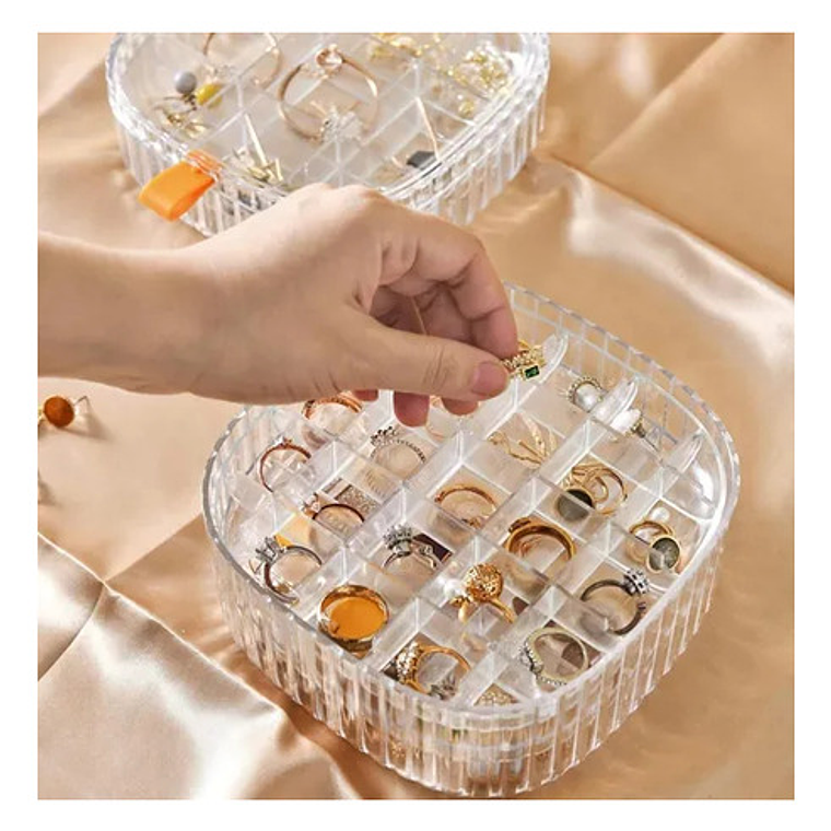 Joyero Acrílico Organizador De Joyas De 3 Niveles 4