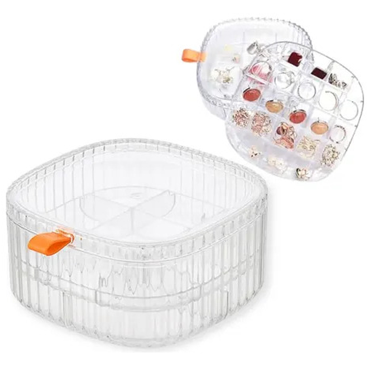 Joyero Acrílico Organizador De Joyas De 3 Niveles 5