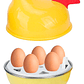 Gallina Cocedora De Huevos Al Vapor 7 Unidades Color Amarillo - Miniatura 1