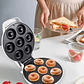 Máquina Mini Donas Antiadherente 7 Donas Blancas 1200w Compacta White-eu-220v - Miniatura 2