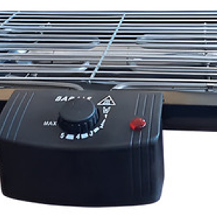 Parrilla Eléctrica Desmontable Con Rejilla Ajustable 2000w 1