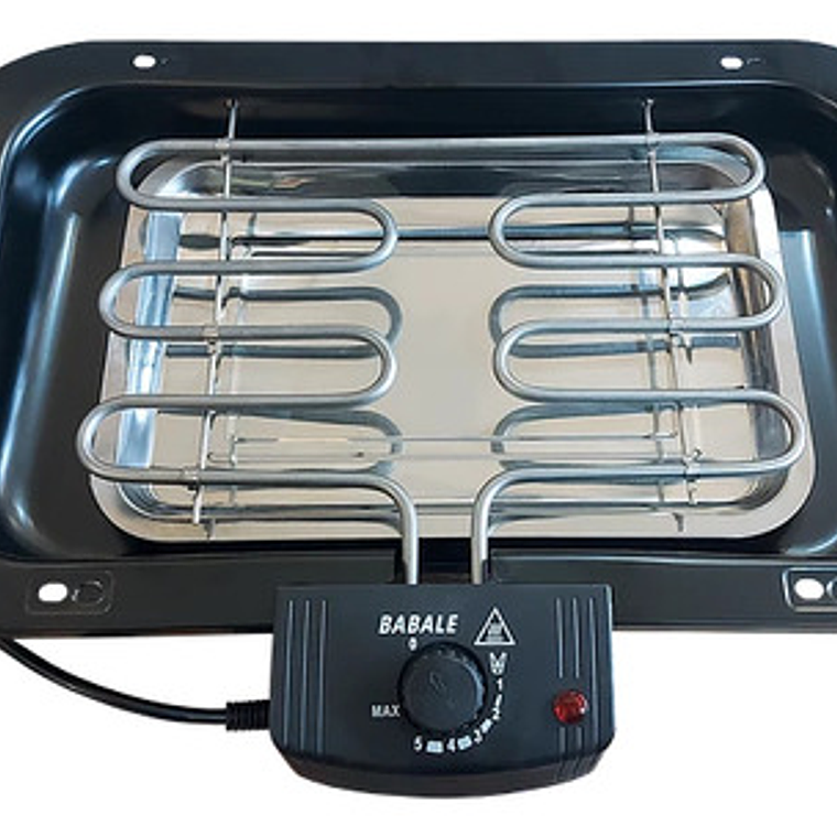Parrilla Eléctrica Desmontable Con Rejilla Ajustable 2000w 5