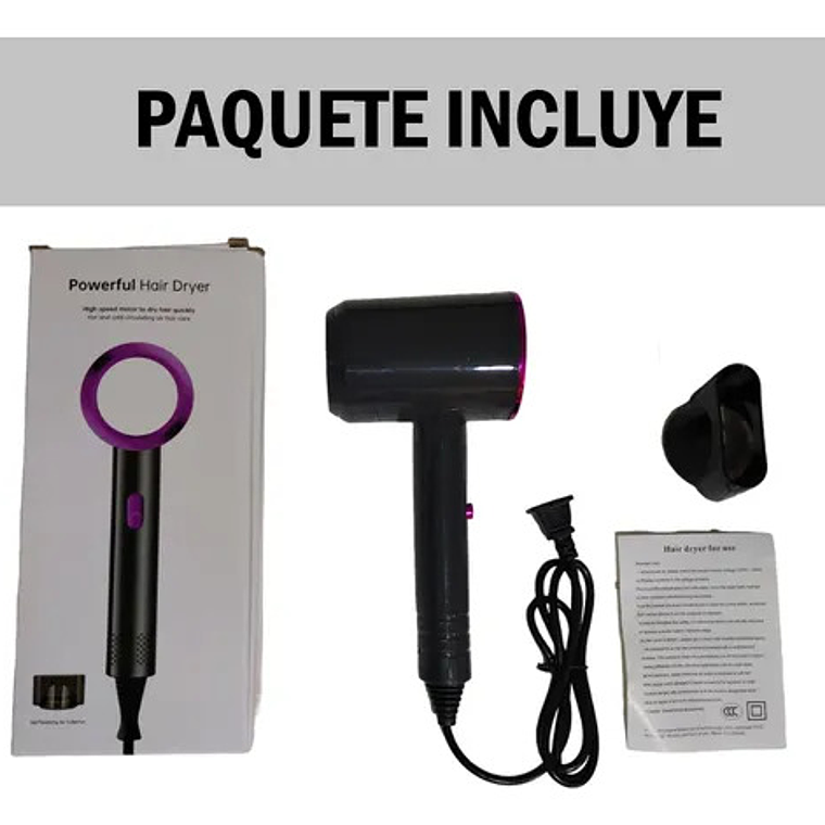 Secador De Cabello Iónico Frío - Calor Con Boquilla 4