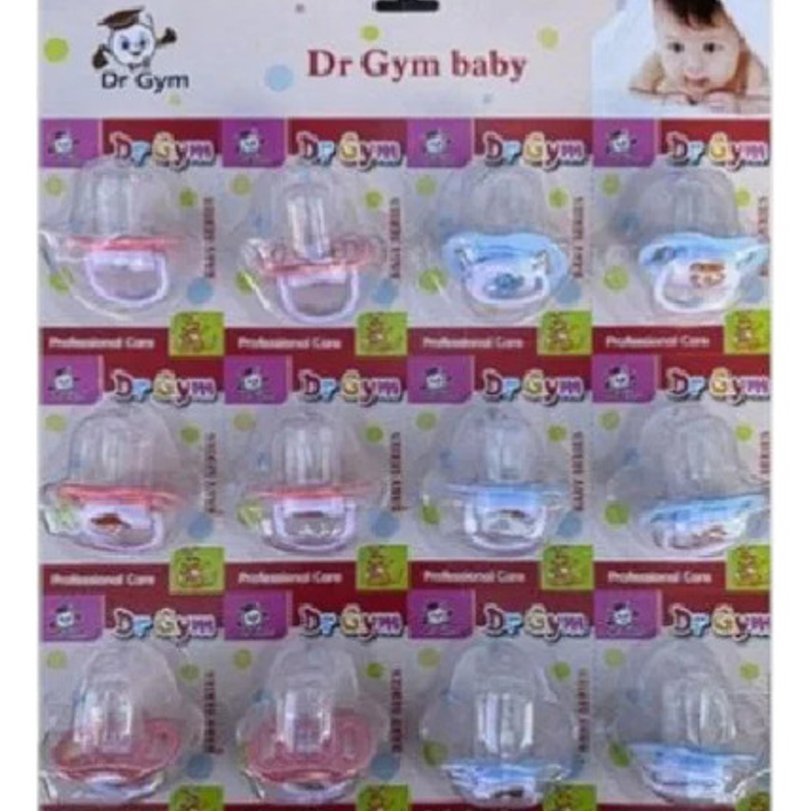Pack De 12 Chupetes Para Bebe Azul Y Rosa 3