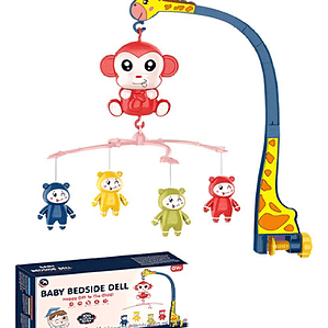 Movil De Cuna Musical Sonajero Bebé Proyector Luz -control