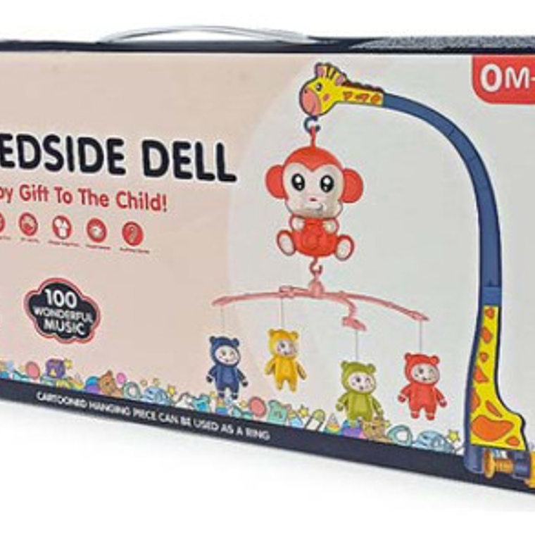 Movil De Cuna Musical Sonajero Bebé Proyector Luz -control 2