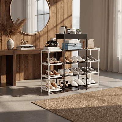 Rack Zapatero Estante 5 Niveles