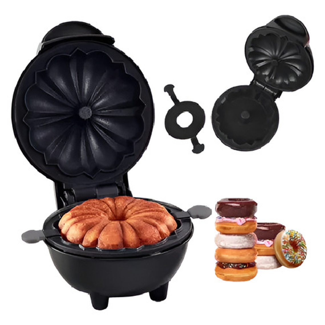 Máquina Mini Bundt Queque Pastel Con Molde Antiadherente 1