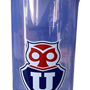 Botella Vaso Shaker Universidad De Chile 800ml Mezclador Color Azul