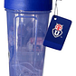 Botella Vaso Shaker Universidad De Chile 800ml Mezclador Color Azul - Miniatura 2