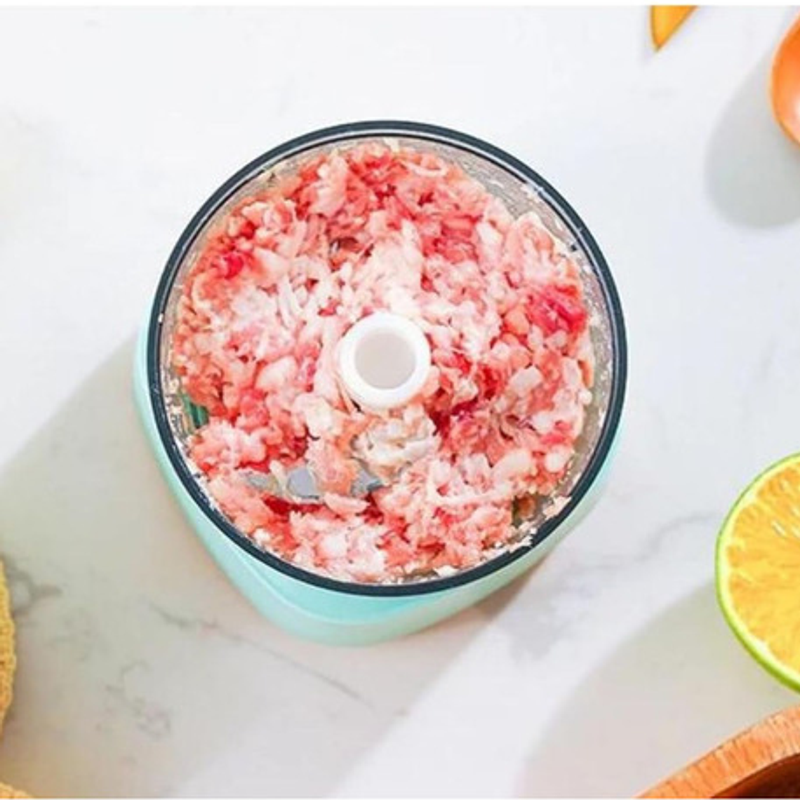 Mini Procesadora Eléctrica Portátil Tritura Alimentos Usb Color A Disponibilidad 5