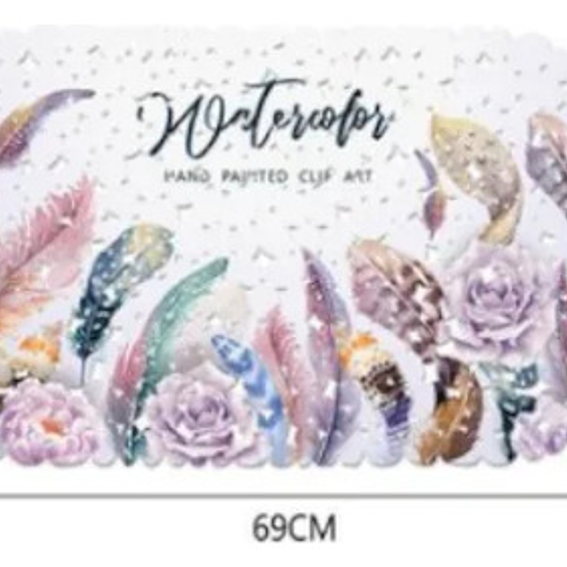 Alfombra Antideslizante Goma Piso De Ducha Tina Baño Plumas 2