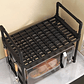 Rack Estante Organizador De Cocina Para Horno Microondas. Optimiza Espacio En Cocina, Soporta Pequeños Electrodomésticos. Fácil Montaje Y Limpieza 1 Nivel Slim Company Negro / 1 Nivel - Miniatura 6