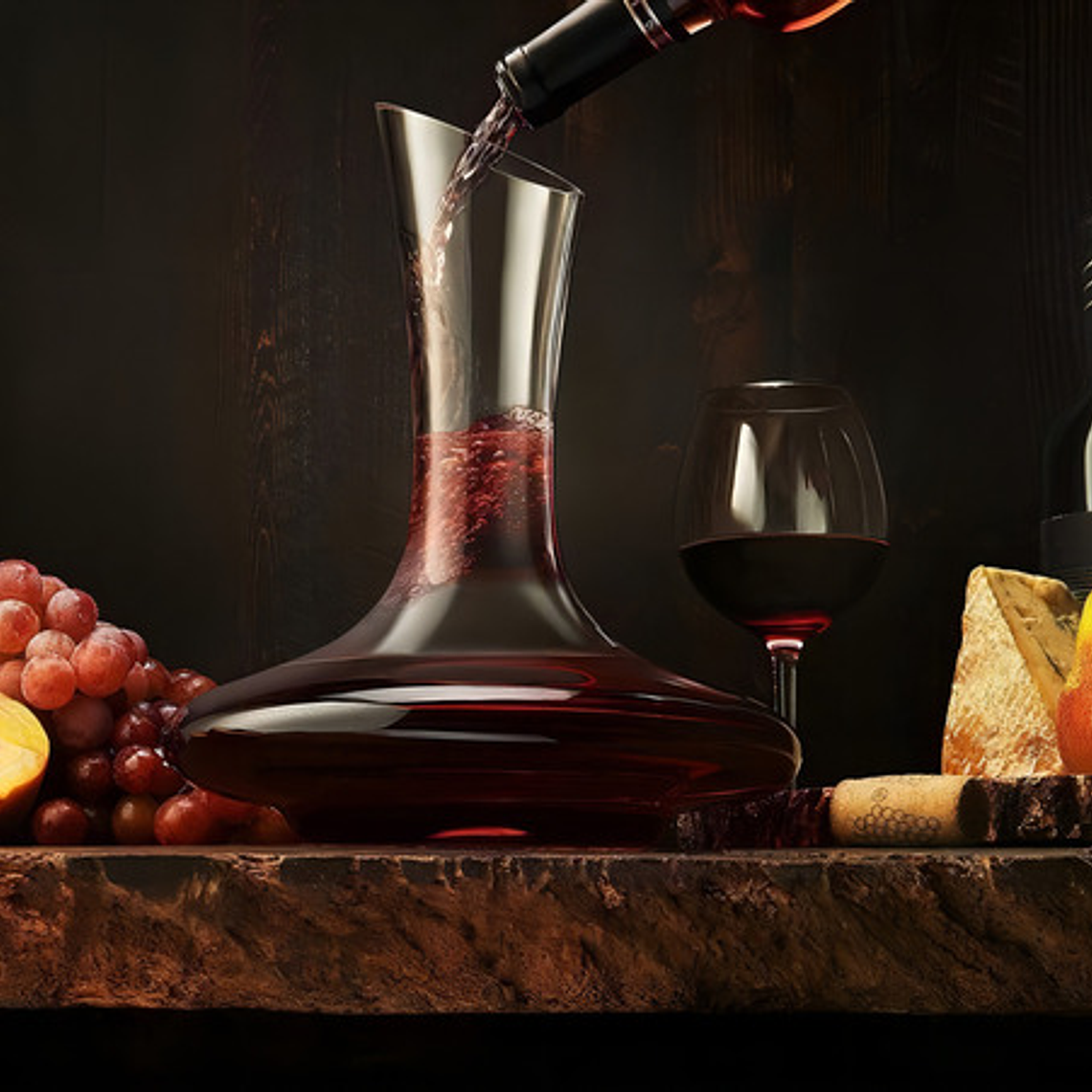 Decantador Para Vino Aireador Vino Aireador Decantador 1,5l 5