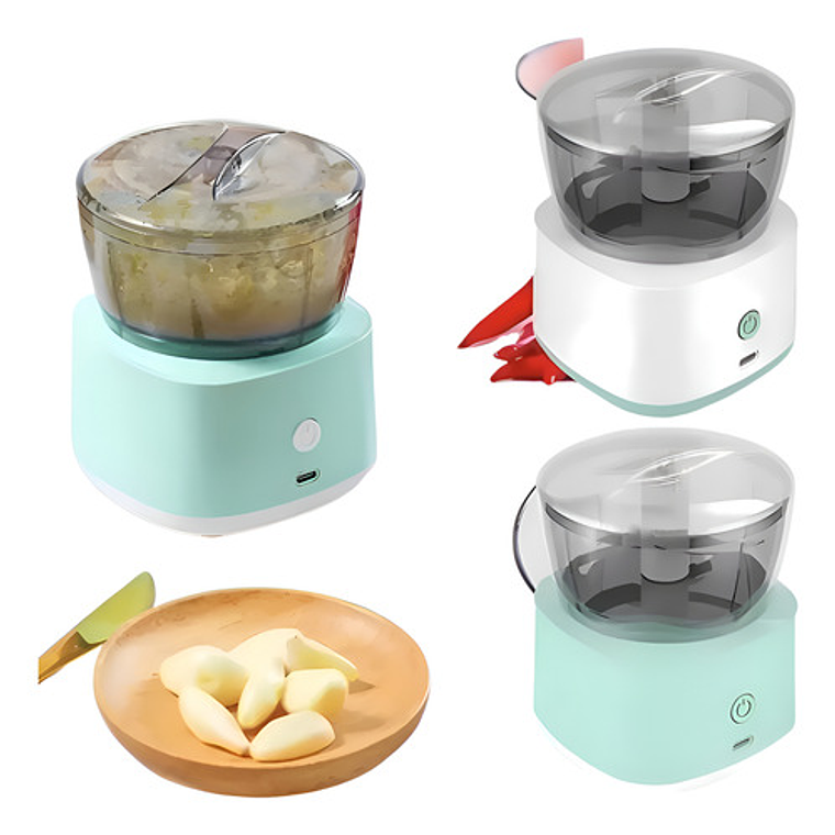 Mini Procesadora Eléctrica Portátil Tritura Alimentos Usb Color A Disponibilidad 1