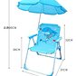 Silla Asiento Camping Niños Plegable Verano - Miniatura 2