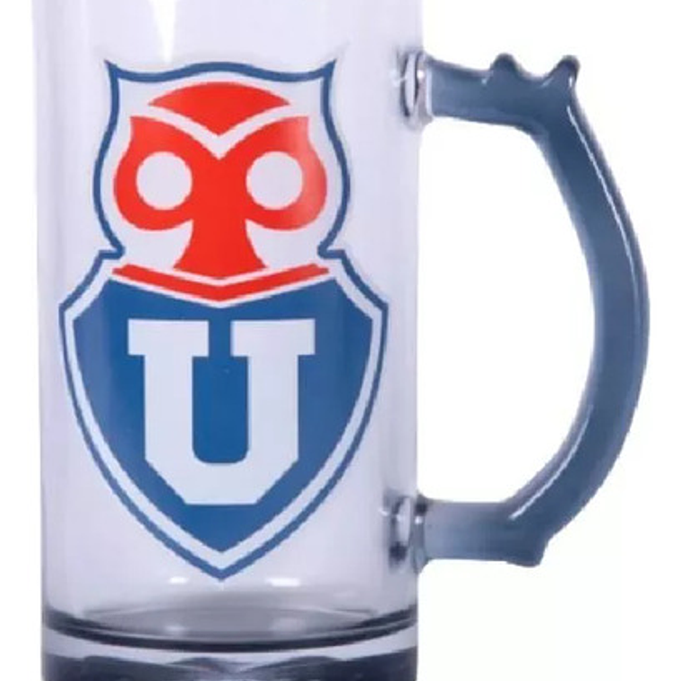 Vaso Shopero U De Chile 600ml Vidrio Azul Vidrio 2