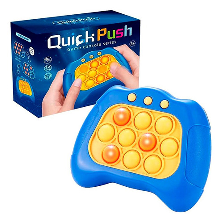 Quick Push Pop It Consola De Juego Silicona Luz Sonido 3