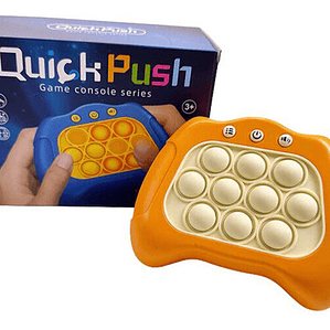 Quick Push Pop It Consola De Juego Silicona Luz Sonido Ofert Color Consultar
