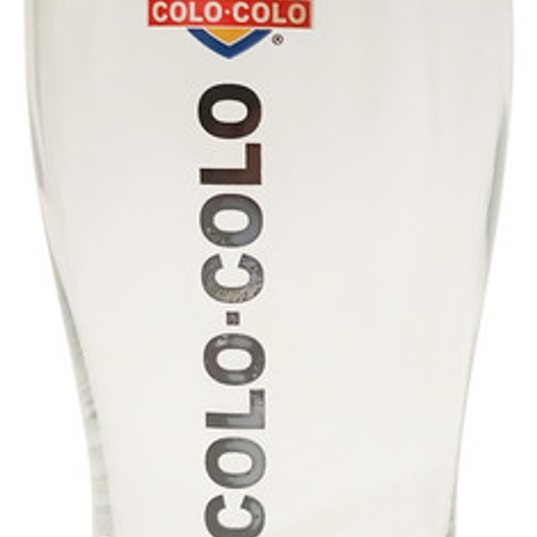 Vaso De Vidrio Cervecero Colo Colo Futbol Cerveza 530ml Color Blanco Diseño Al Azar X1 3