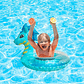 Salvavidas Dragón Infantil Azul Inflable Flotador Niños Agua - Miniatura 5