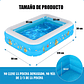Piscina Inflable Para Niños Azul Claro Piscina Inflable Rectangular Piscina Niños Arcashopping Piscina Infantil Azul Claro Piscina Inflable Rectangular Piscinas Pequeñas Acolchada Niños - Miniatura 3