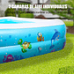 Piscina Inflable Para Niños Azul Claro Piscina Inflable Rectangular Piscina Niños Arcashopping Piscina Infantil Azul Claro Piscina Inflable Rectangular Piscinas Pequeñas Acolchada Niños - Miniatura 5