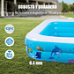 Piscina Inflable Para Niños Azul Claro Piscina Inflable Rectangular Piscina Niños Arcashopping Piscina Infantil Azul Claro Piscina Inflable Rectangular Piscinas Pequeñas Acolchada Niños - Miniatura 8