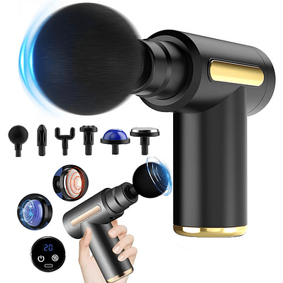 Masajeador Muscular Con 6 Velocidades Pistola De Masaje