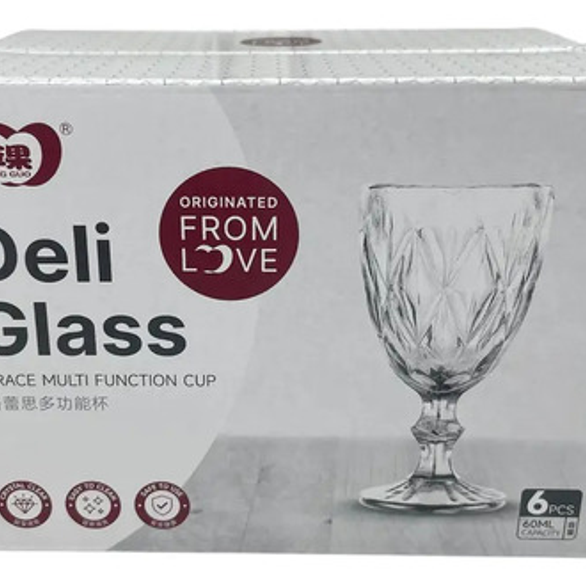 Juego De Copas Vintage 6 Piezas 60 Ml 2