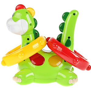 Dino Baby Con Círculos Y Luces