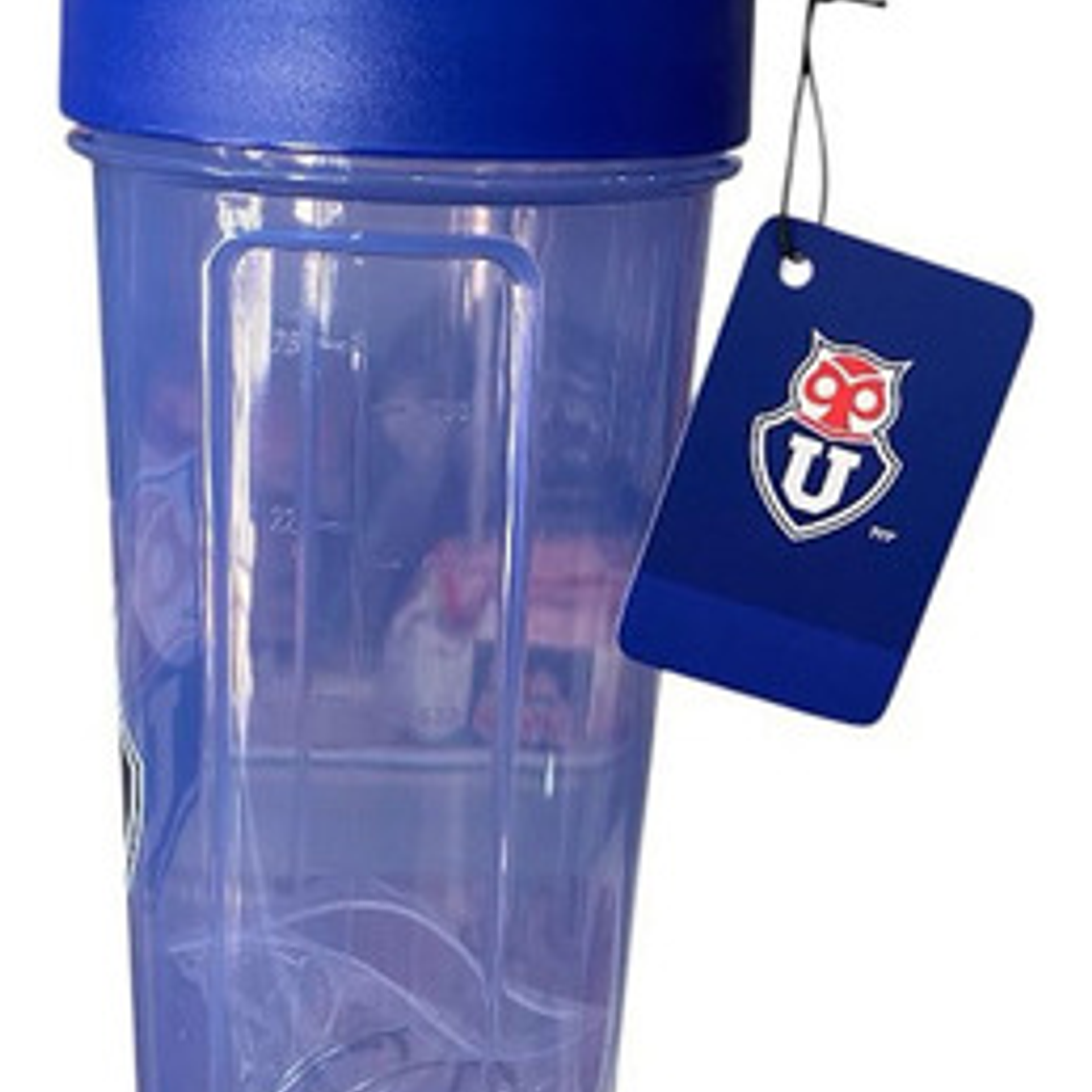 Botella Vaso Shaker Universidad De Chile 800ml Mezclador Color Azul 2