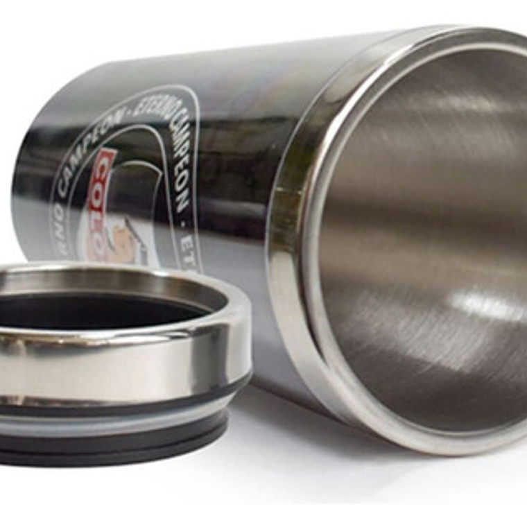 Colo Colo - Mug Térmico - Titanio - Frío - Caliente Color Negro 450ml 2