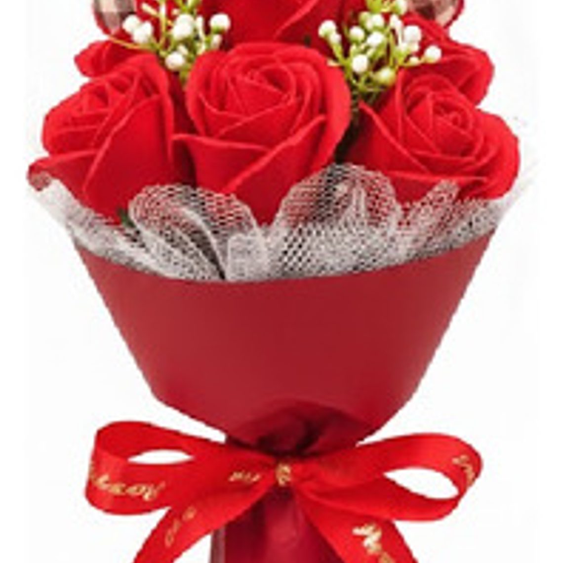 Ramo Rosa Con Peluche Dia De La Mama / Madre /amor 1