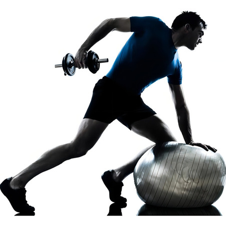 Balón Pilates Yoga Pelota 65cm Fitnes Ejercicio Color Azul 2