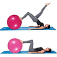 Balón Pilates Yoga Pelota 65cm Fitnes Ejercicio Color Azul - Miniatura 4