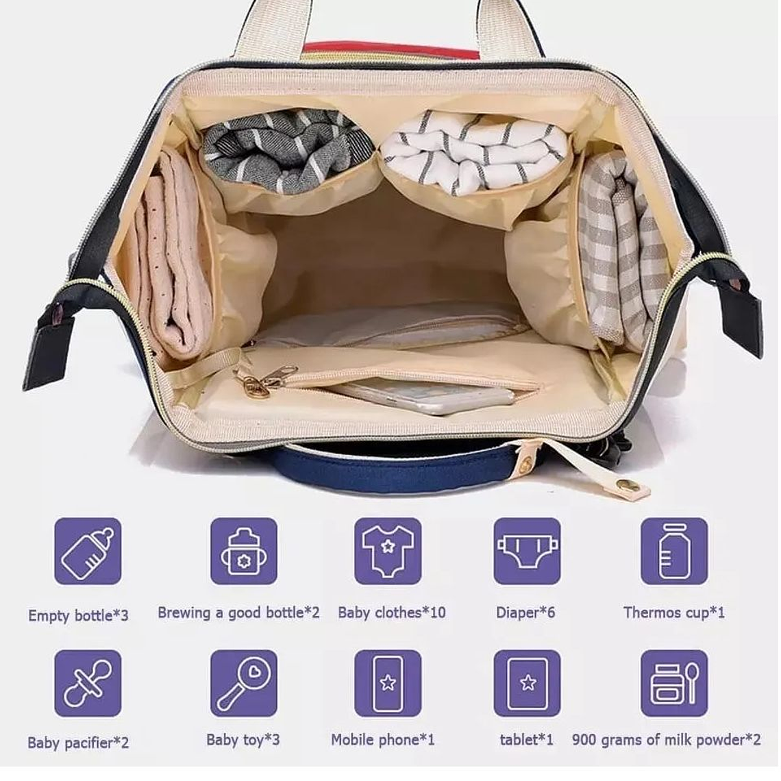 Bolso Mochila Mujer Moda Tela Lila 2