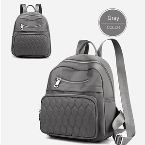 Bolso Mochila Mujer Moda Moow Gris