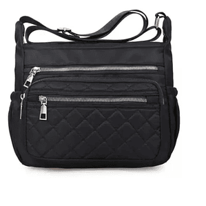 Carteras Elegante Dama Bolso De Hombro Negro