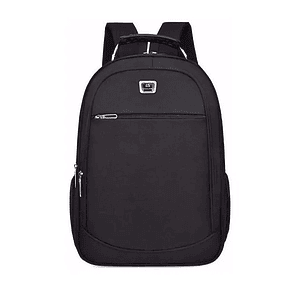 Mochila Unisex Impermeable Gran Capacidad Negro