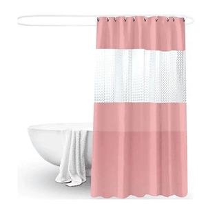 Cortina Ducha Baño 180x200 Decoración Rosa