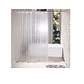 Cortina Forro De Baño Transparente Impermeable + 12 Argollas - Miniatura 2