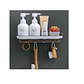 Repisa Perchero Accesorio Para Baño O Cocina Pared 30cm - Miniatura 1