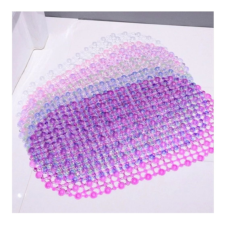 Alfombra Antideslizante Goma Piso De Ducha Tina Baño Verde 2