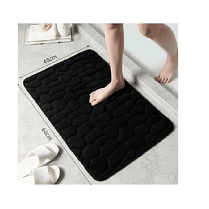 Alfombra De Baño Absorbente Suave De Baño Piedras