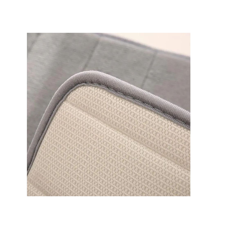 Alfombra De Baño Absorbente Suave De Baño Piedras Verde 2