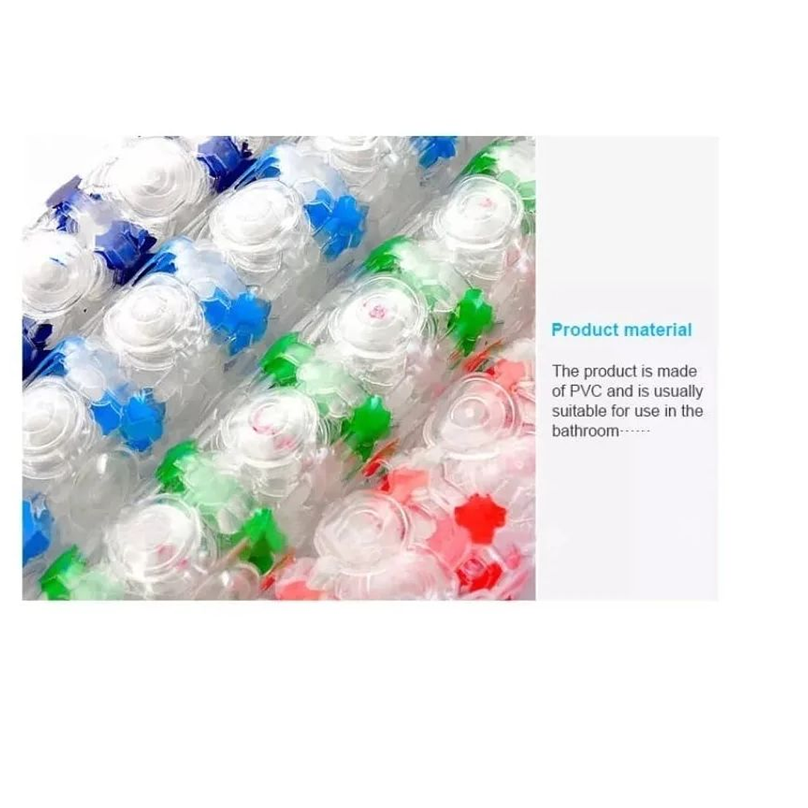 Alfombra Goma Antideslizante Ducha Tina Baño Impermeable 3