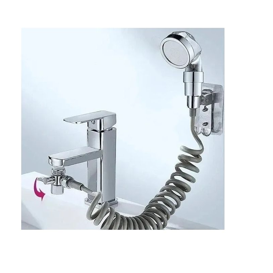 Cabezal Ducha Externo Para Lavamano Fregadero Accesorios 1