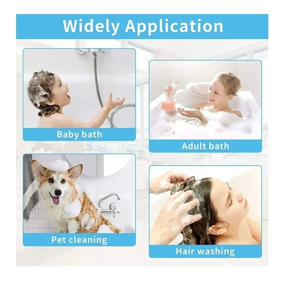 Cabezal Ducha Externo Para Lavamano Fregadero Accesorios 5